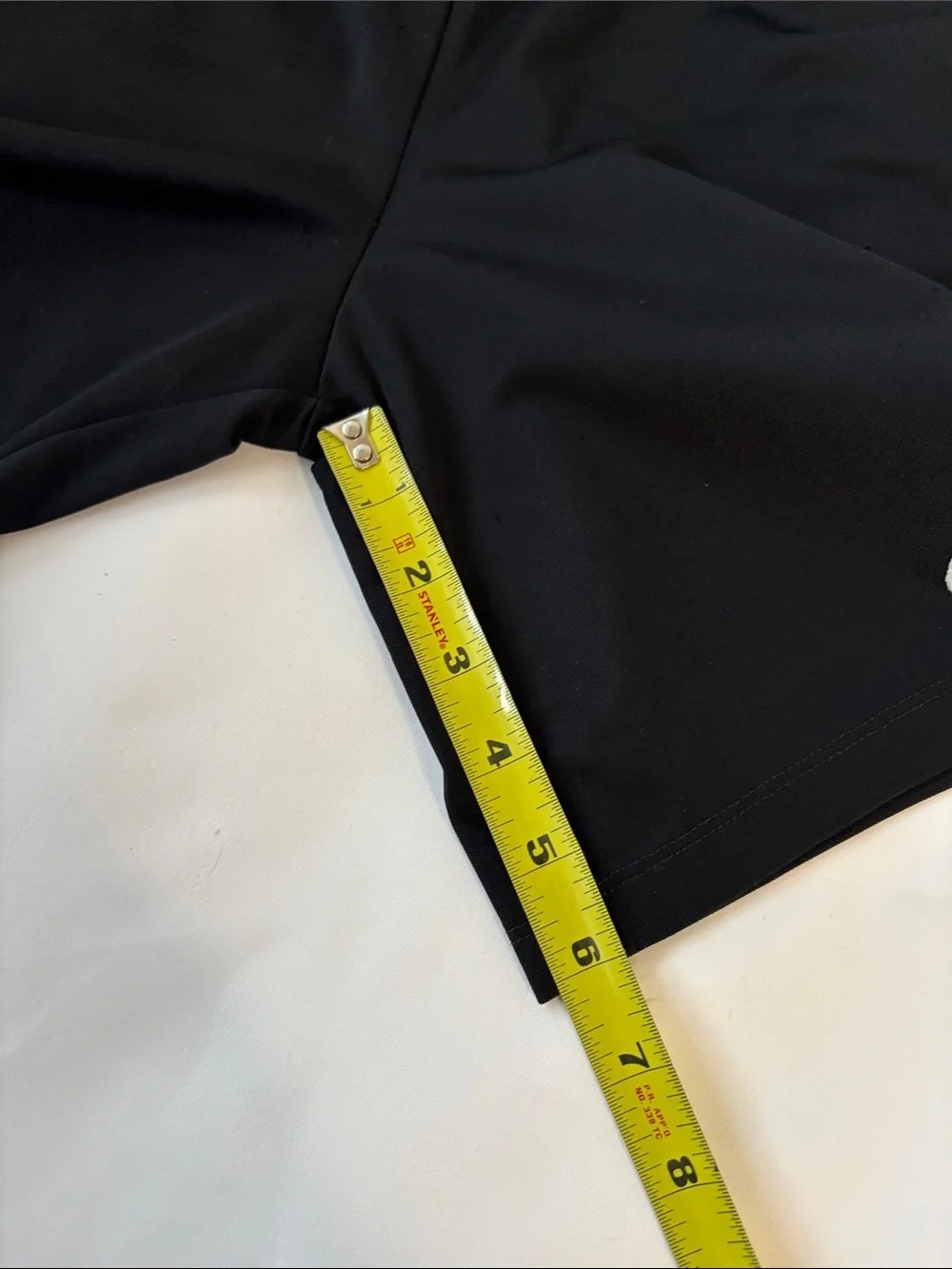 Nike Black Athletic Shorts with White Swoosh -414sku